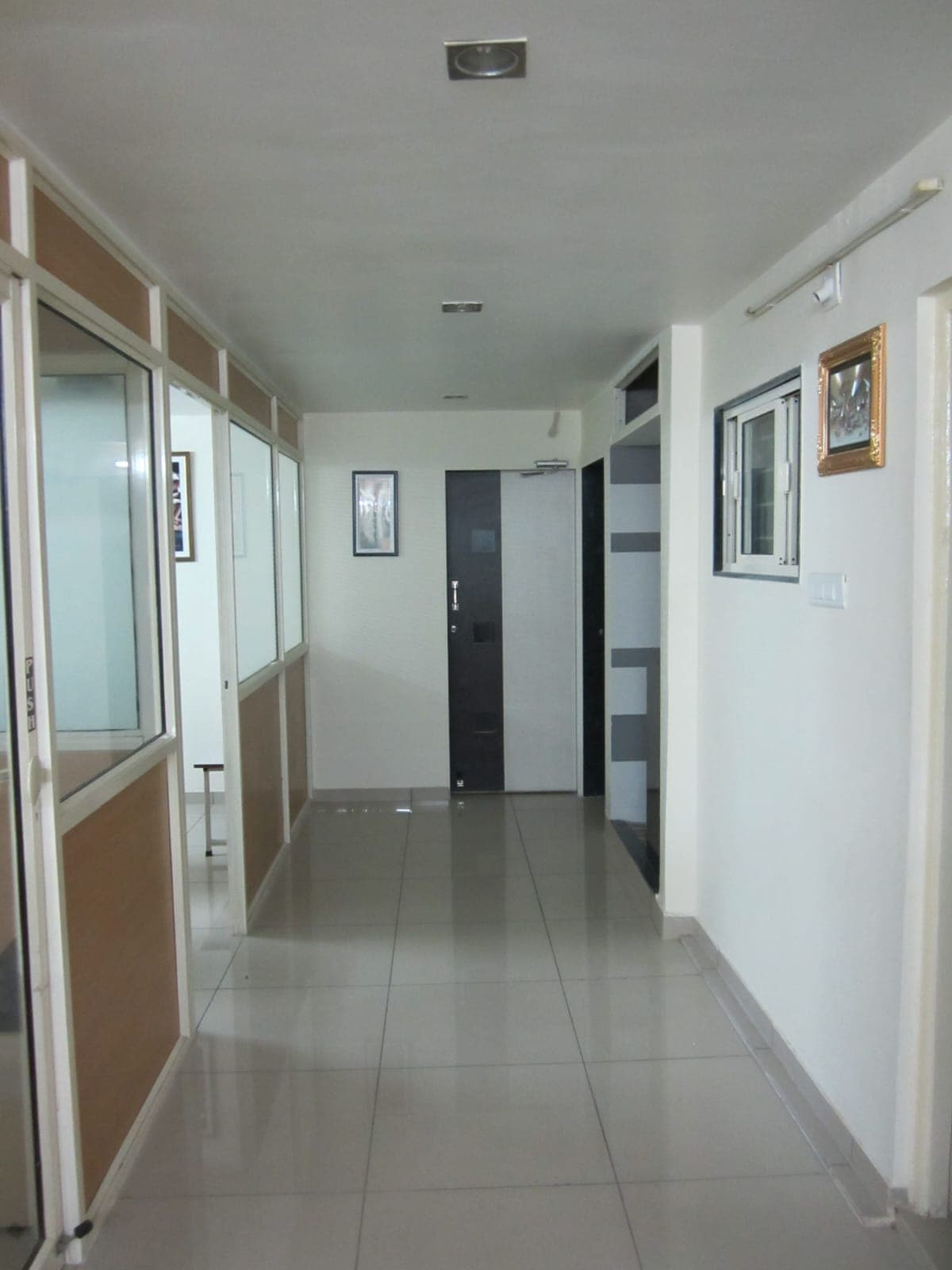 Clinic hallway